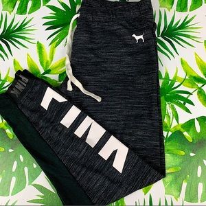 PINK Victoria Secret Sweatpants Joggers (LARGE)